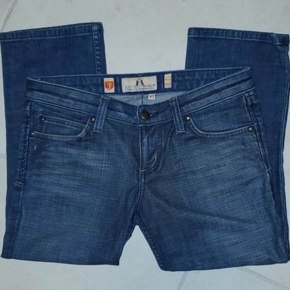 Juicy Couture Women's Capri denim Fitted Jeans. 27 - Picture 3 of 13